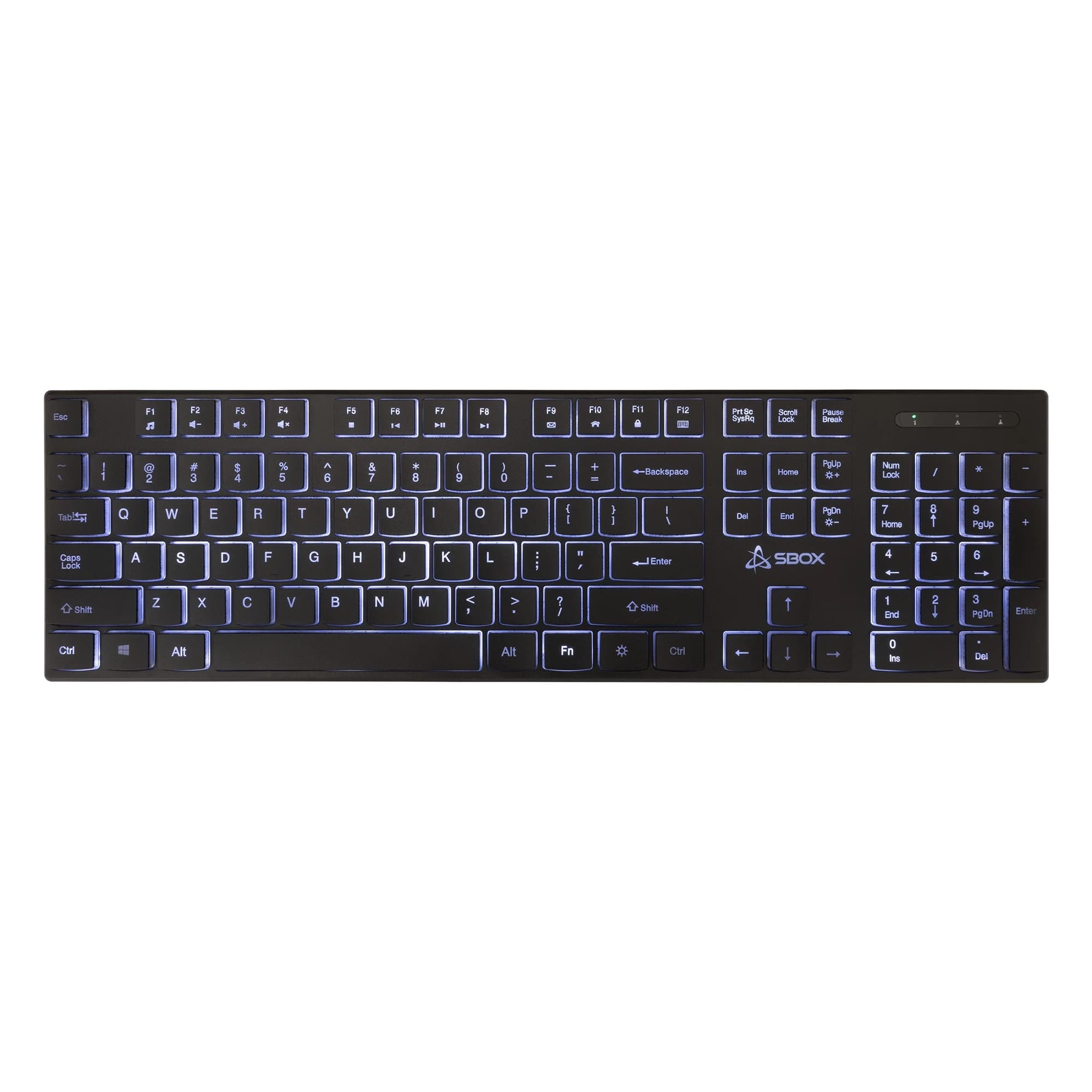 SBOX K-22 Keyboard US (Black)