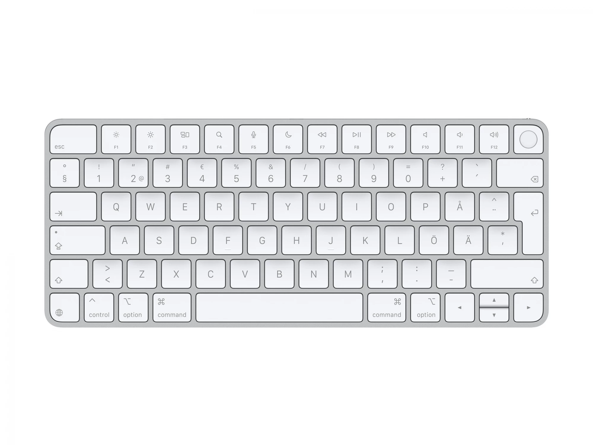 Apple Magic Keyboard with Touch ID for Mac with Apple Silicon (USB-C) Swedish