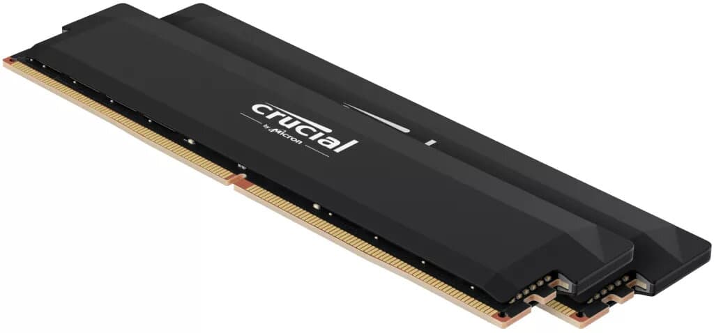 Crucial 64GB 6400MHz CL40 DDR5 Pro OC kit (2x32)