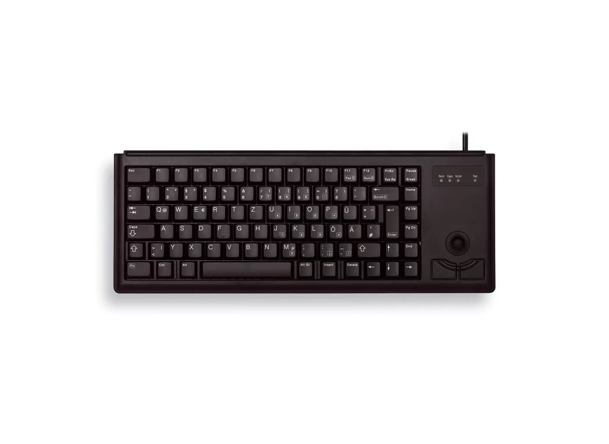 Cherry G84-4400 Trackball Keyboard PS/2 German (Black)