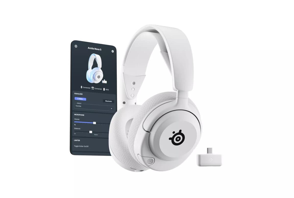 SteelSeries Arctis Nova 5P Wireless (White)