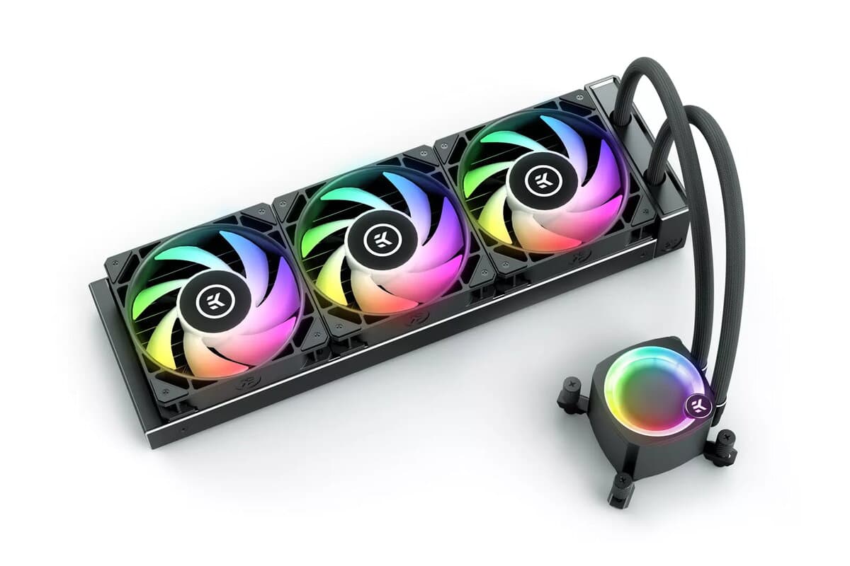 EK Nucleus AIO CR360 Lux D-RGB (Black)