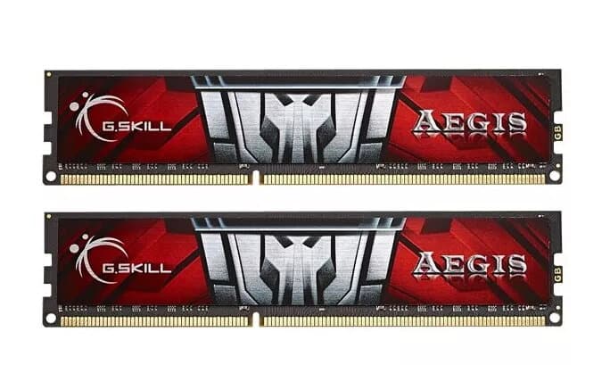G.Skill 8GB 1600MHz CL11 DDR3 Aegis kit (2x4)