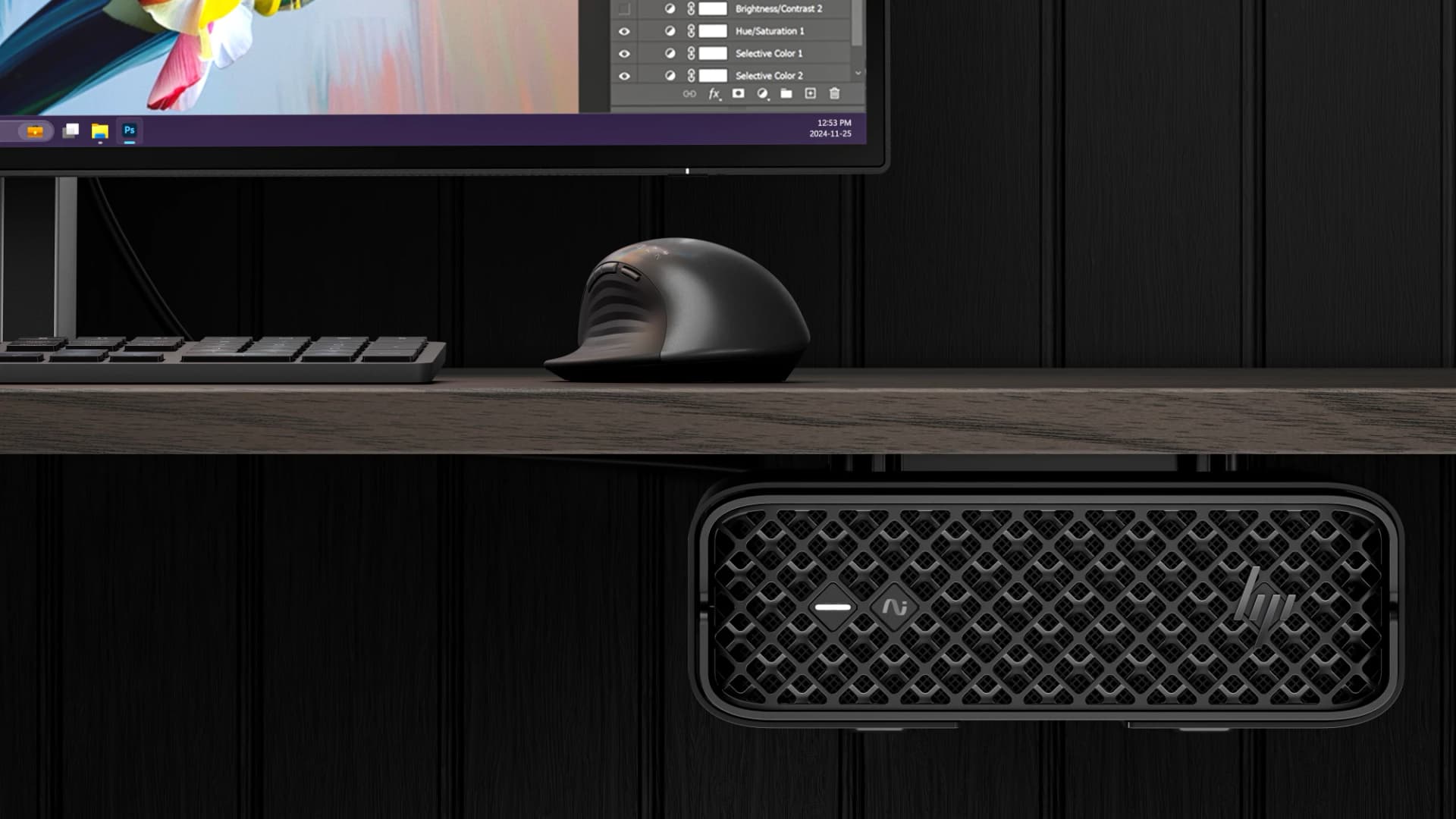 HP Z2 Mini G1i A40LQET DI darbo stotis, Intel Core Ultra 9 285K, 64 GB RAM, 1 TB SSD, NVIDIA RTX 2000 Ada 16 GB, Wi-Fi 7