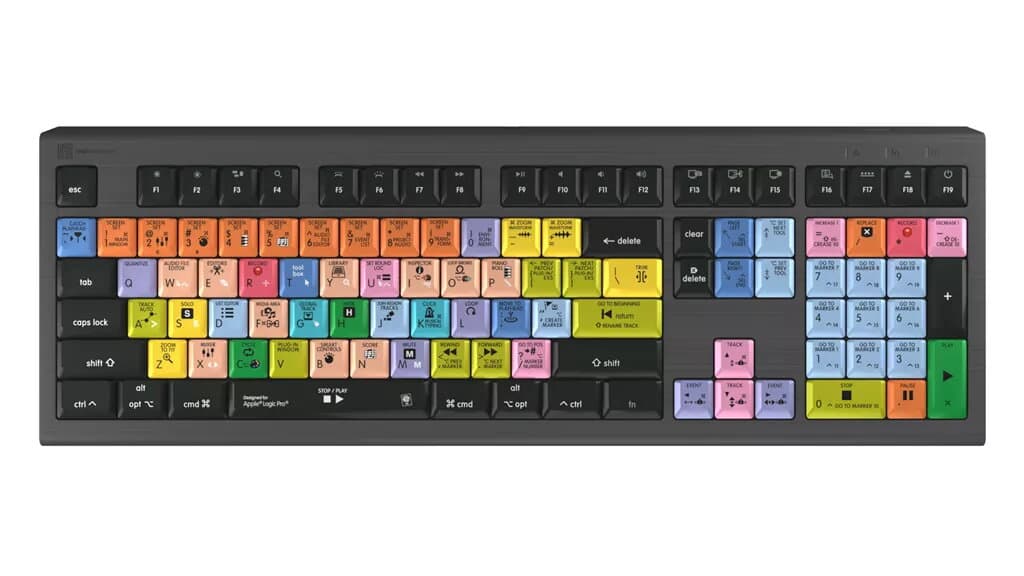 LogicKeyboard Apple Logic Pro X ASTRA 2 Mac DE (Black)