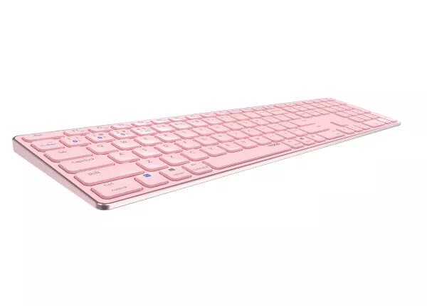 Rapoo E9800M Multi-Mode Wireless Keyboard German (Pink)