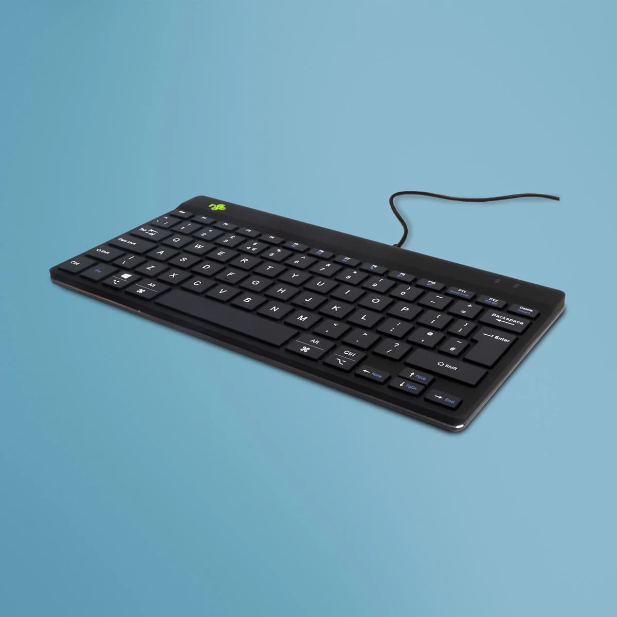 R-Go Tools Compact Break Ergonomic Keyboard Wired UK (Black)