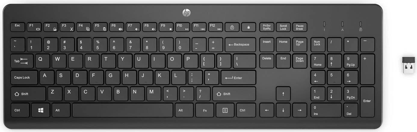 HP 230 Wireless Keyboard Nordic (Black)