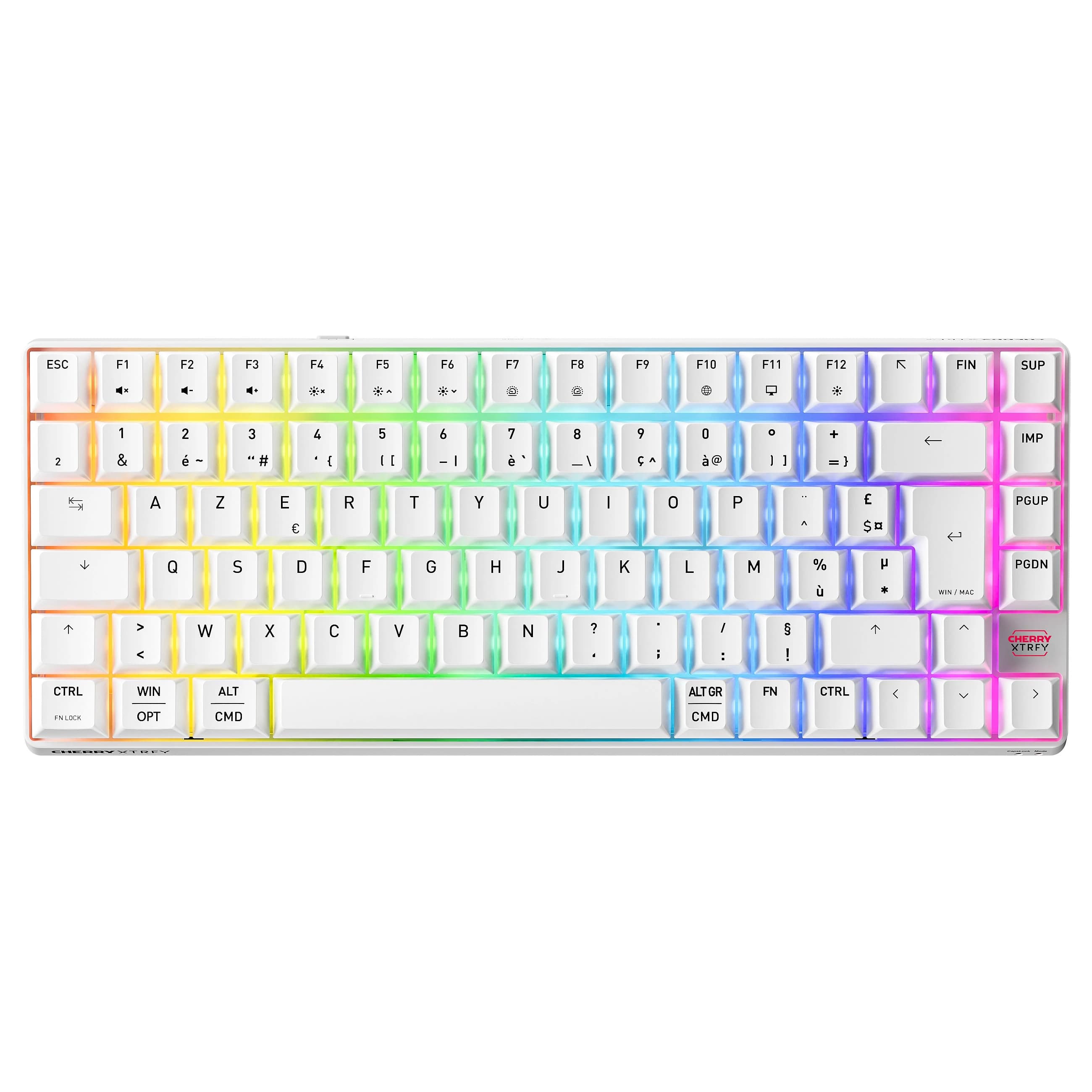 Cherry K33 Compact FS Wireless (White, French)