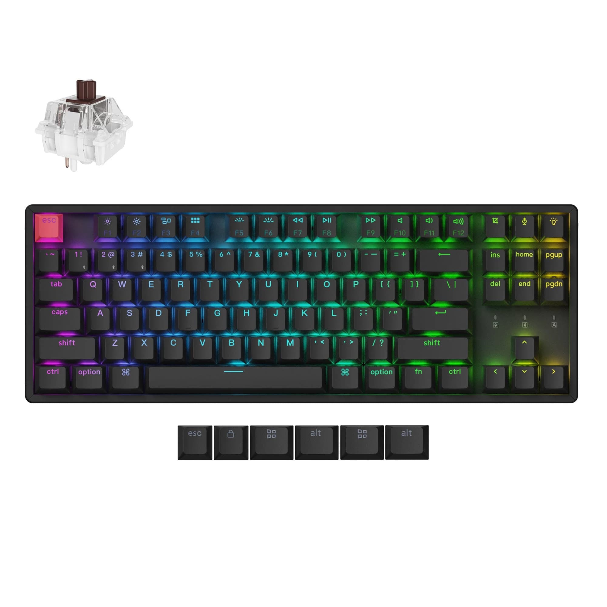 Keychron K8 V2 RGB Aluminum Super Brown Switch Hot-Swap