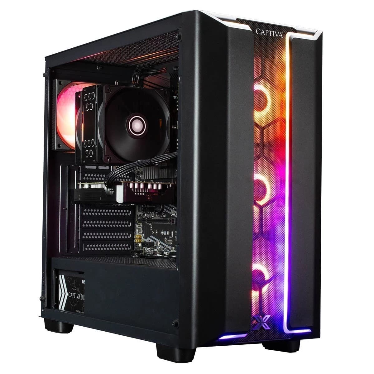 Captiva Advanced Gaming R98-898 stacionārais dators (Ryzen 7 9700X, RTX 5060 Ti 8GB, 16GB DDR5, 1TB SSD