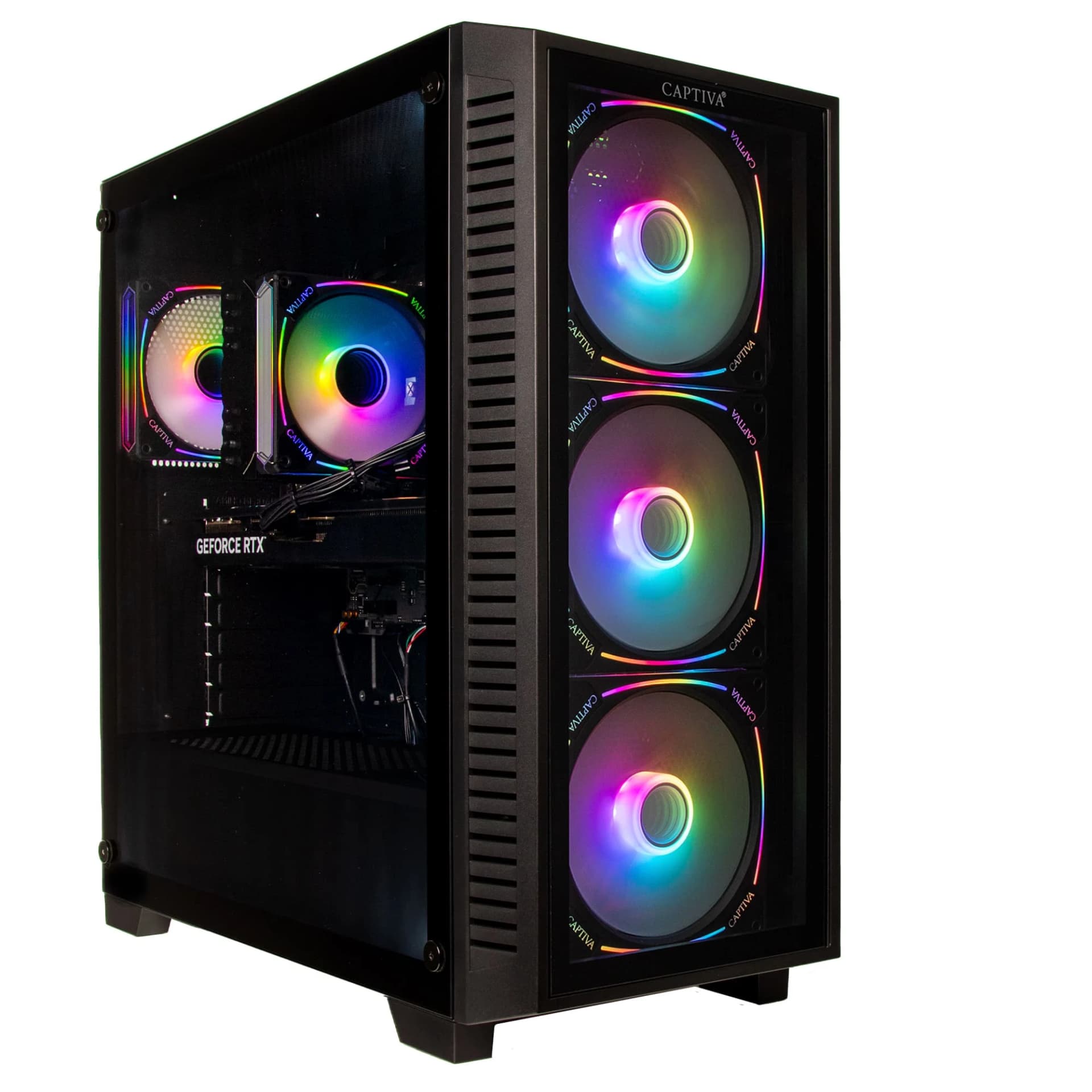 Captiva PC Entry Gaming R10-3599 (Ryzen 5 7500X3D/RTX5060 Ti 16GB GDDR7/SSD 1TB/16GB/WLAN/be OS)