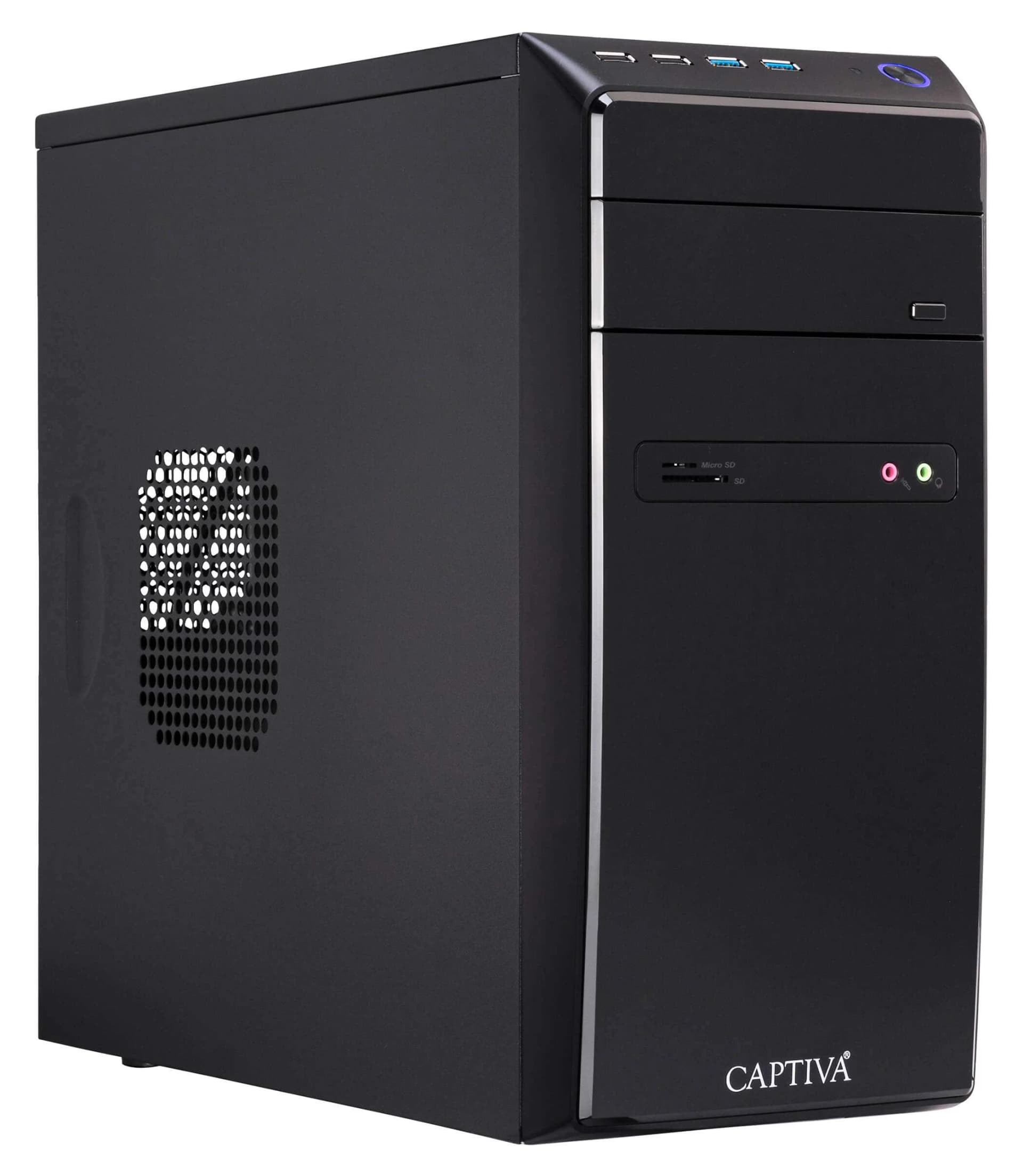 Captiva Business/Office R10-3528 stacionārais dators - AMD Ryzen 5 3400G, 8GB DDR4, 250GB SSD, Wi-Fi, be OS