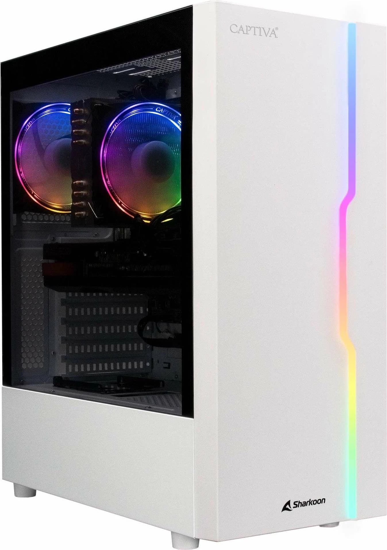 CAPTIVA Power Starter R78-384 AMD Ryzen 7 5700G 32GB DDR4 2TB SSD stacionārais dators, baltas