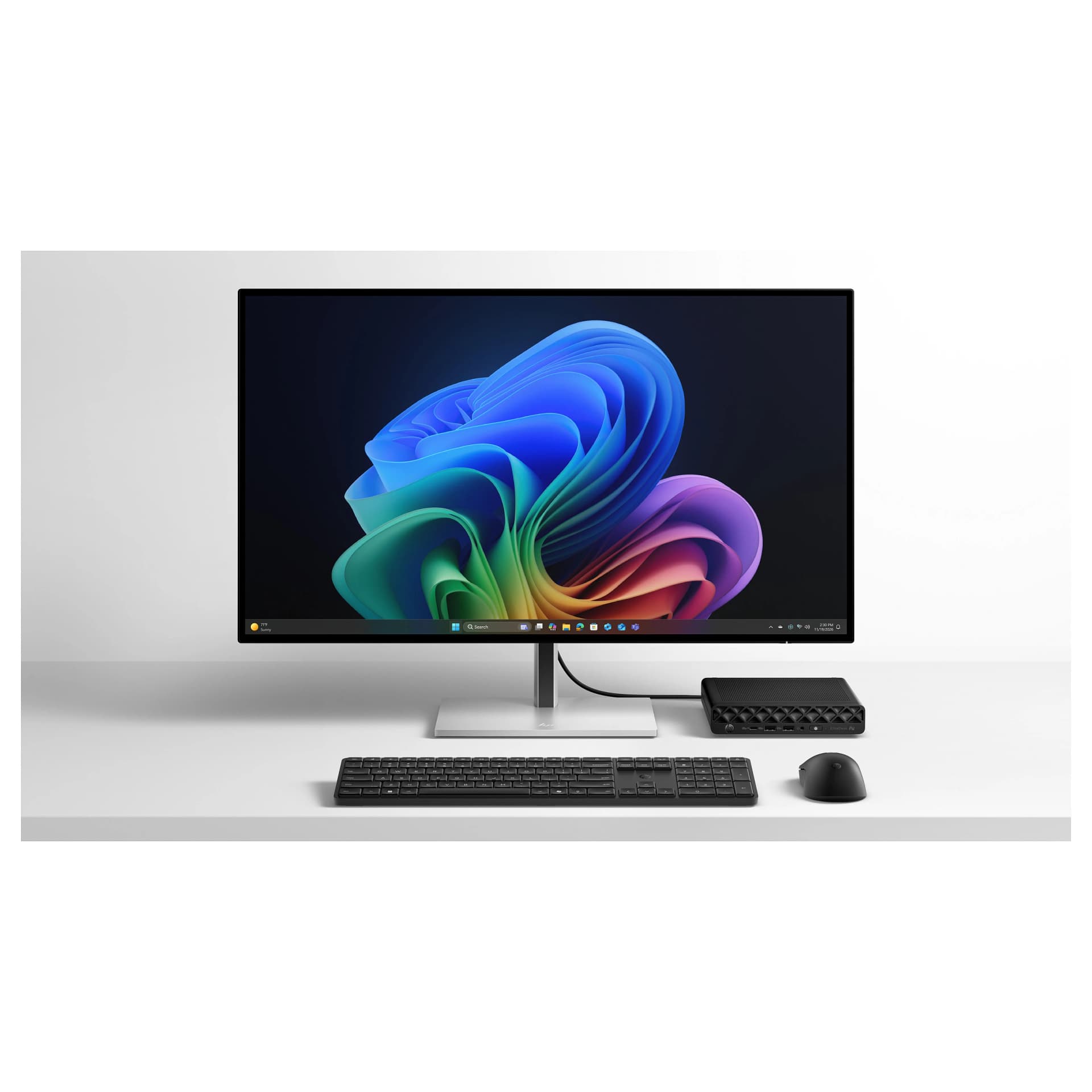 HP EliteDesk 8 Mini G2i Mini PC, Intel Core Ultra 7 356H, 32GB DDR5 RAM, 1TB NVMe SSD