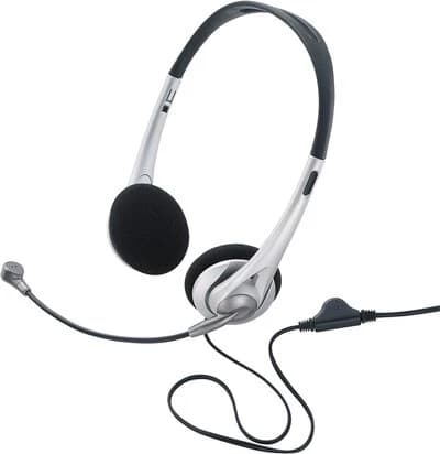 Renkforce RF-5045268 On-Ear Headset (Black/Silver)