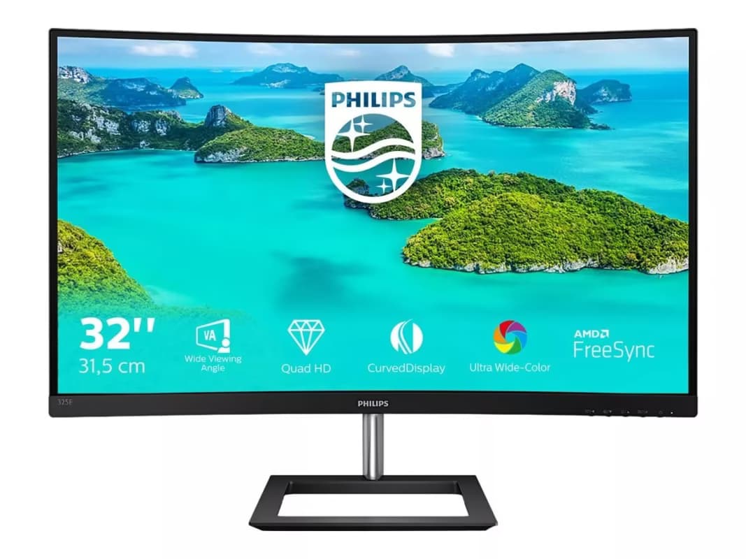 Philips 325E1C/00 325E1C/00 31,5 QHD, MVA, D-Sub/HDMI/DP