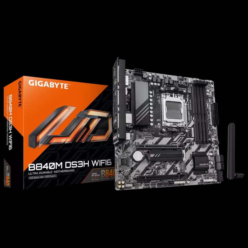 Gigabyte B840M DS3H WIFI6 AMD B840 Socket AM5 micro ATX