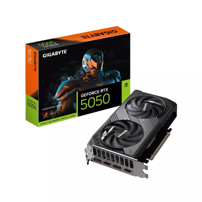 Gigabyte NVIDIA GeForce RTX 5050 8GB GDDR6 128-bit PCIE 5.0 16x