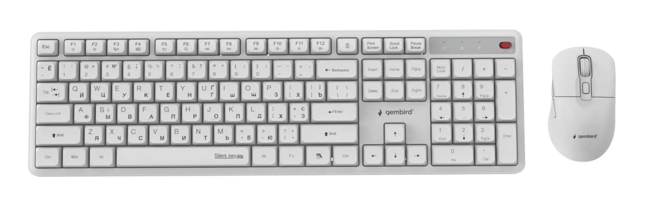 Gembird Wireless Keyboard and Mouse Set