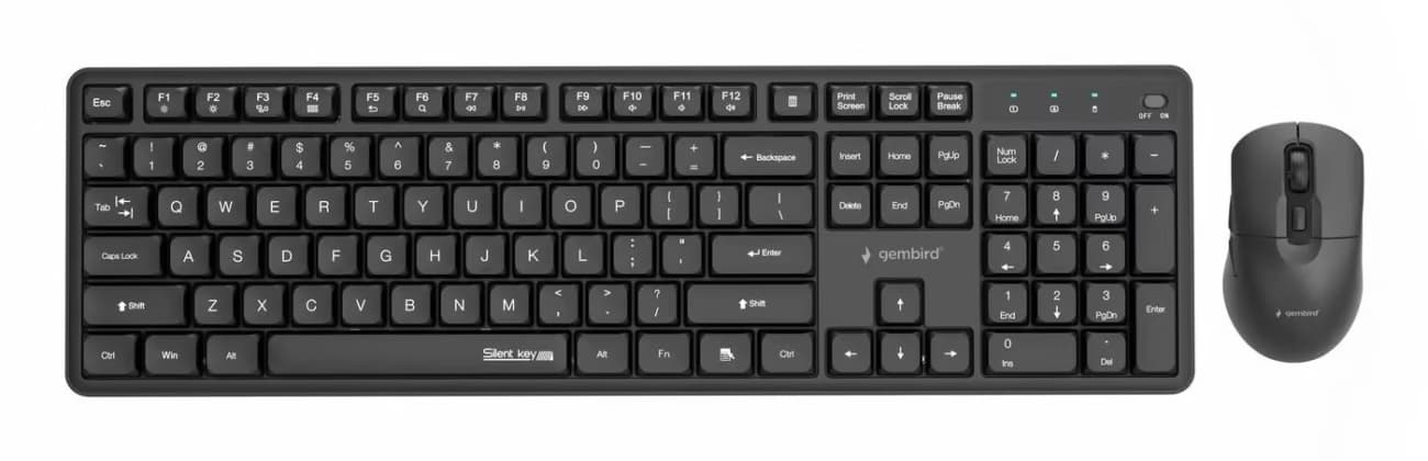 Gembird KBS-WMS-01 Wireless Keyboard and Mouse Set